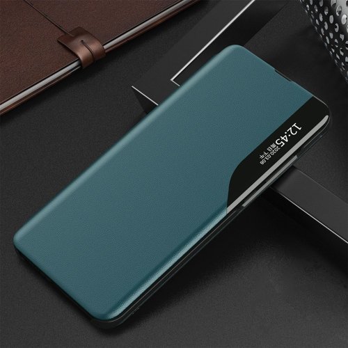 Side Clear View Standing Cover za Samsung Galaxy S26 Ultra Zeleni